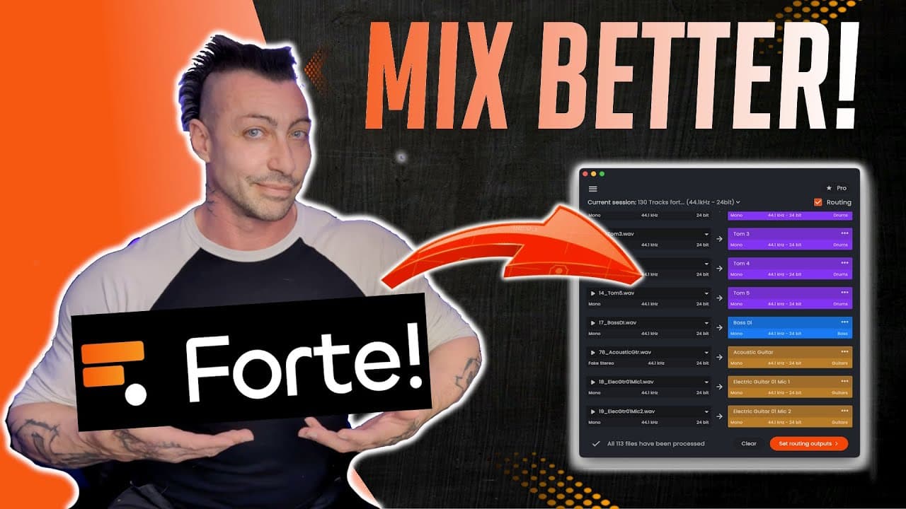 Forte Import for Pro Tools - MixbusTv Review