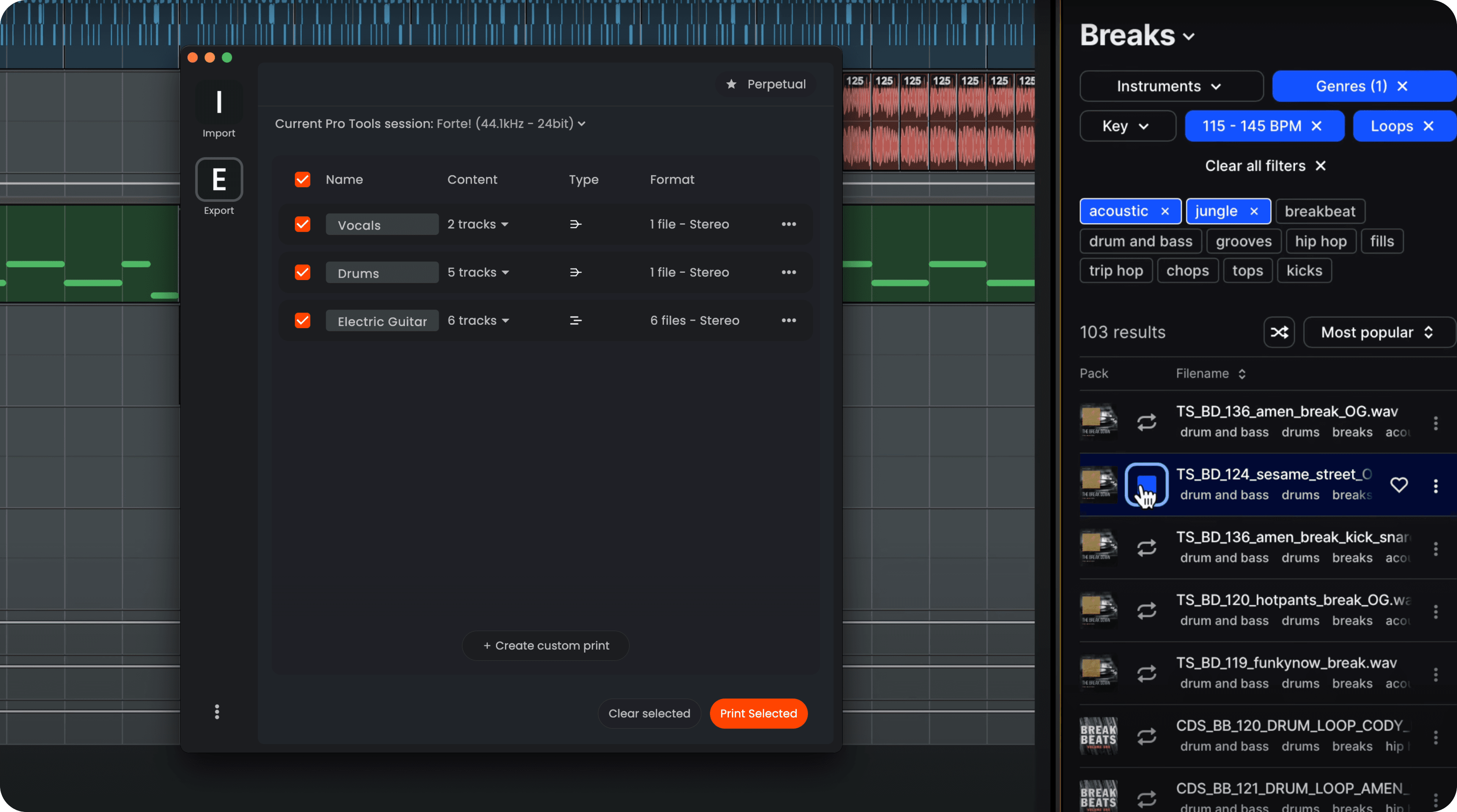 Forte Export: Your Perfect Splice + Pro Tools Companion